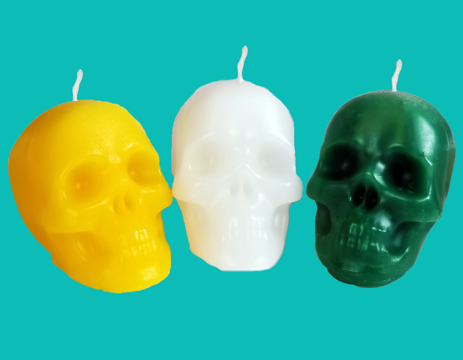 Small Skull Candle (2") (image for) Small Skull Candle (2")