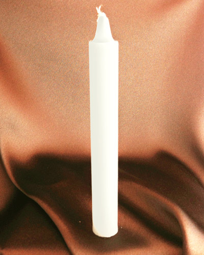 White Offertory Candle (6 inches)