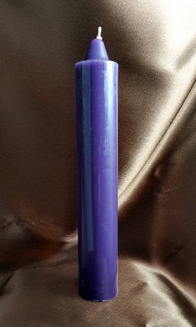 Purple Hoodoo Rootwork Jumbo Candle (9 inches)