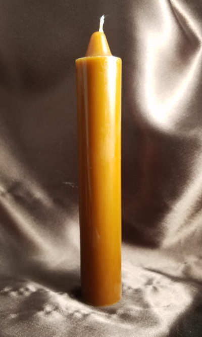 Brown Hoodoo Rootwork Jumbo Candle (9 inches)
