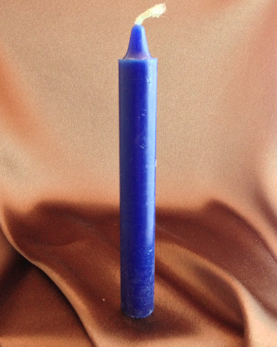 Blue Offertory Candle (6 inches)