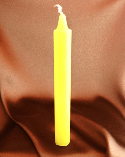 Yellow Offertory Candle (6 inches)