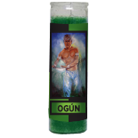 Ogún Candle - Setting of Lights (image for) Ogún Candle - Setting of Lights