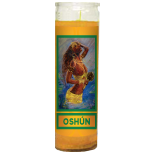 Oshun Candle - Setting of Lights (image for) Oshun Candle - Setting of Lights